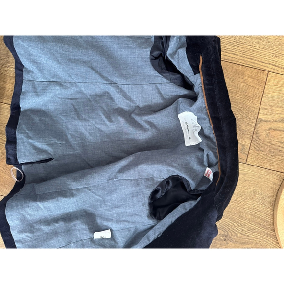 Baby ZARA Navy Velvet Blazer 12-18 Months - Picture 5 of 7